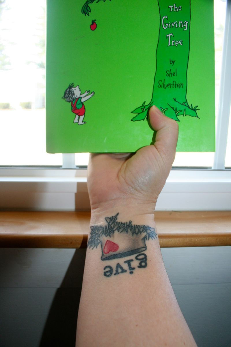 the giving tree tattoo quotes