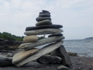 rock towers with a view