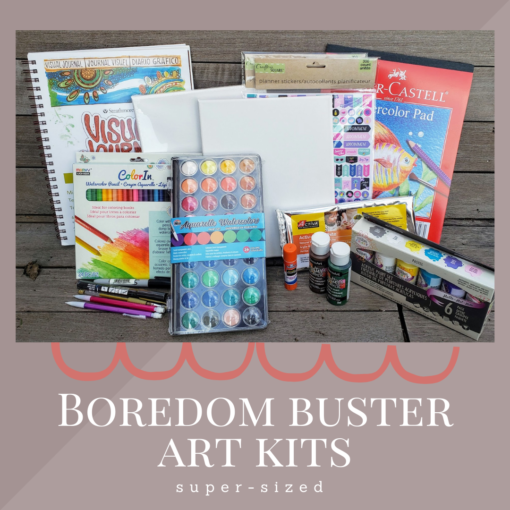 Boredom Buster Art Kits Super Sized