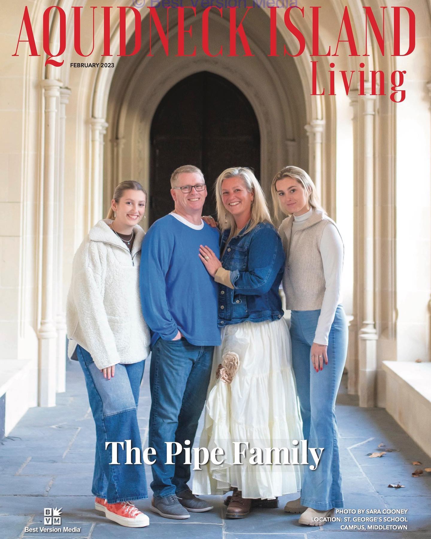 Cover Story in Aquidneck Island Living Magazine